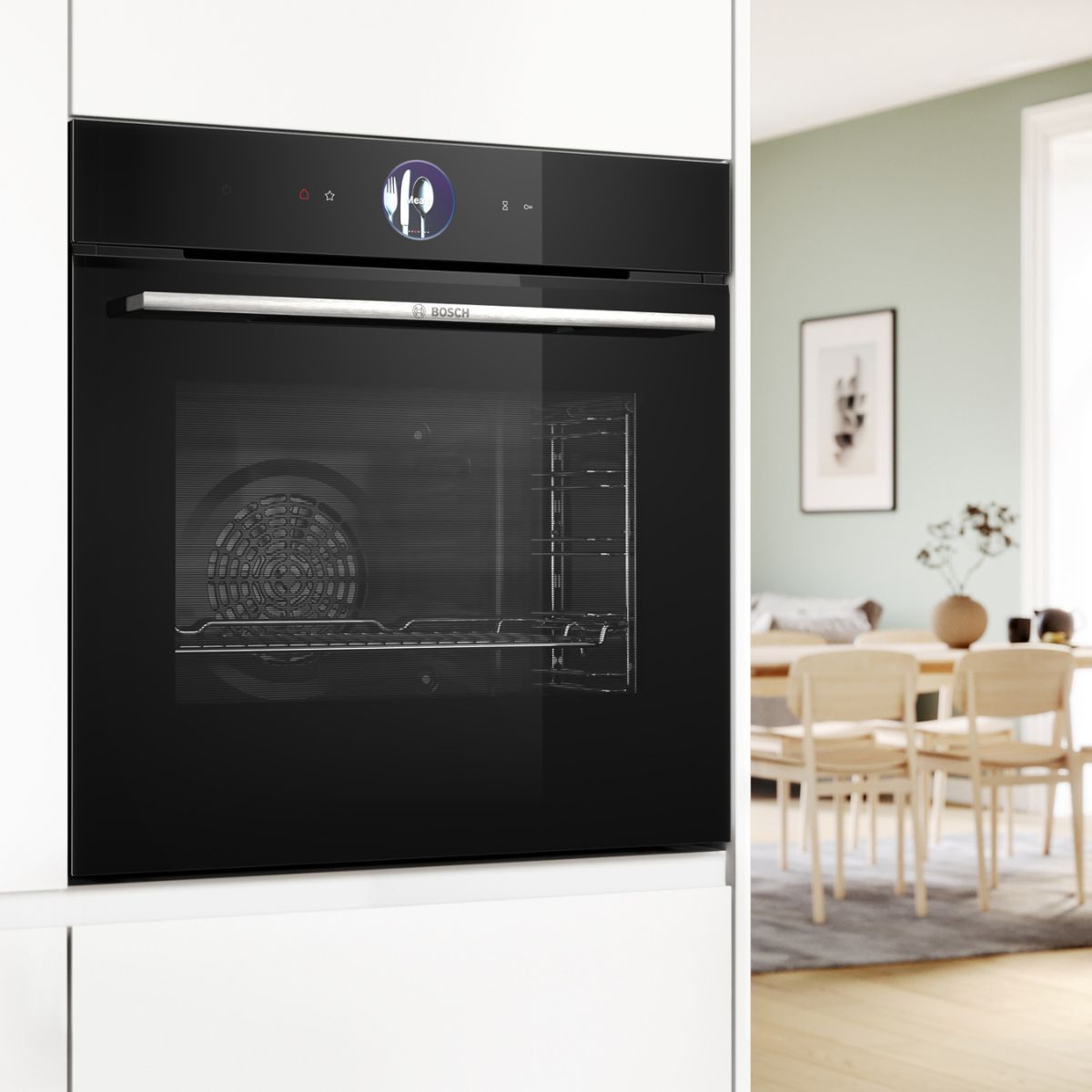 Horno Serie 8 HSG7361B1 Hotair Vapor Negro Bosch