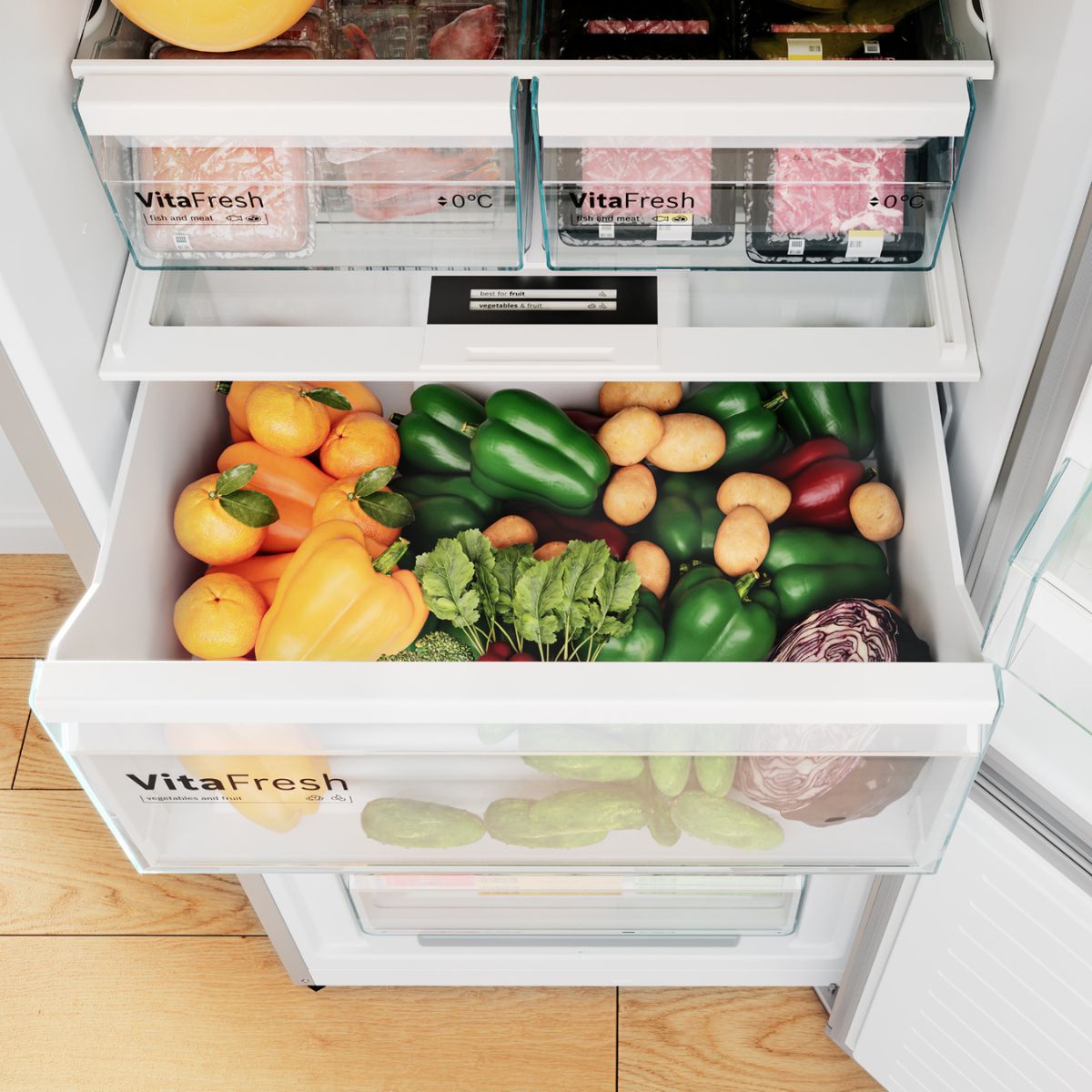 Refrigerador Combi Serie 4 KGN49XIEA Inox Bosch