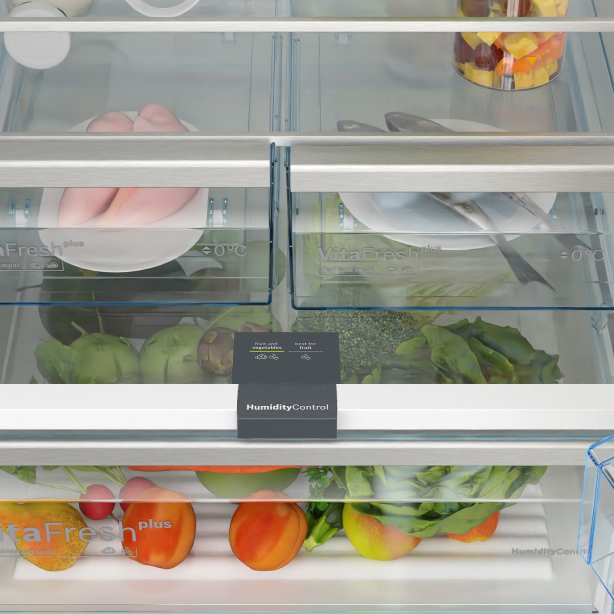 Refrigerador Serie 6 KGN56LBE0N Combi 505 Lts Bosch