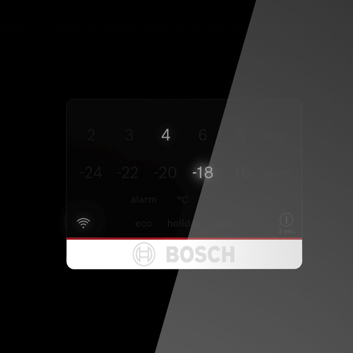 Refrigerador Serie 6 KGN56LBE0N Combi 505 Lts Bosch