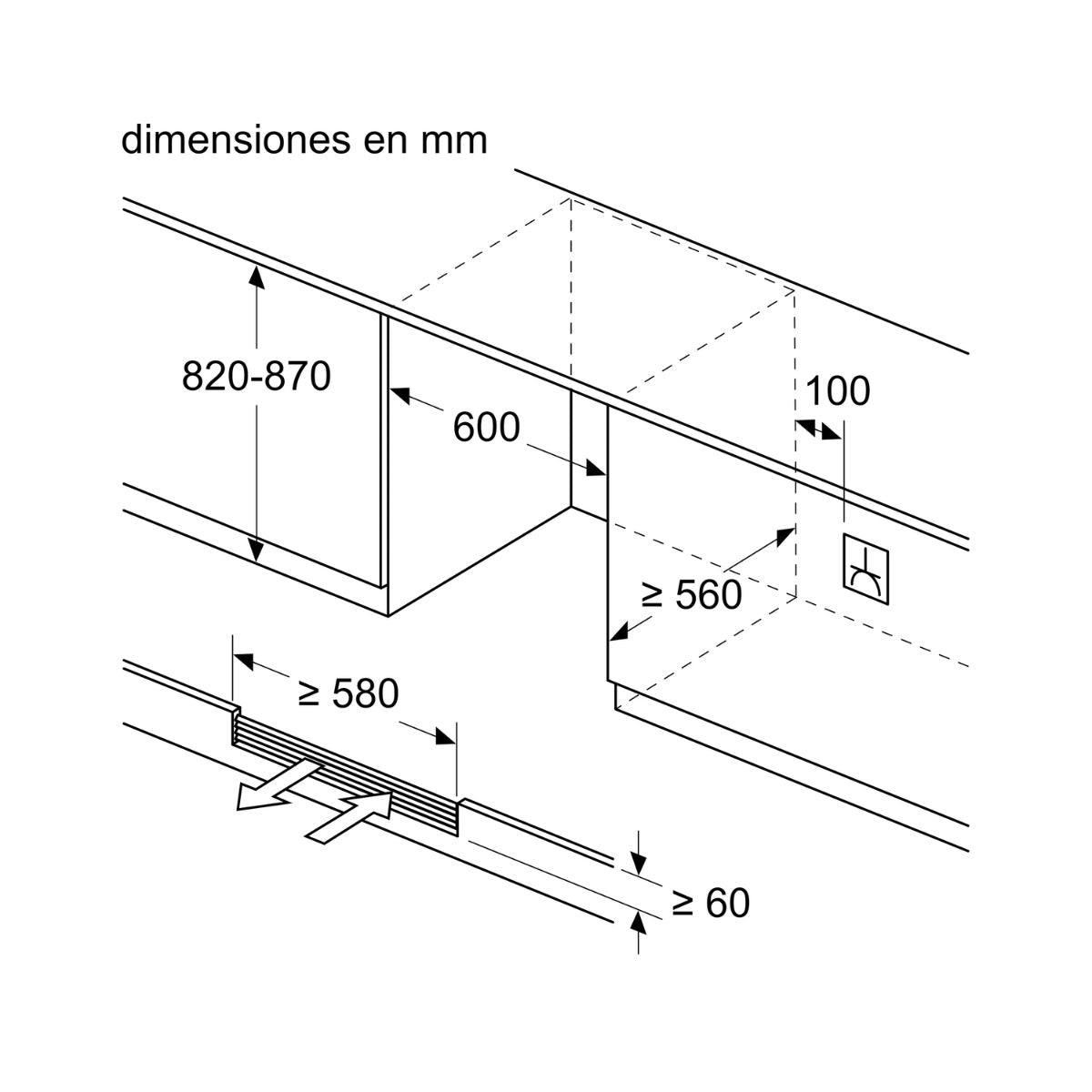 Vinoteca integrable Serie 6 KUW21AHG0 Bosch