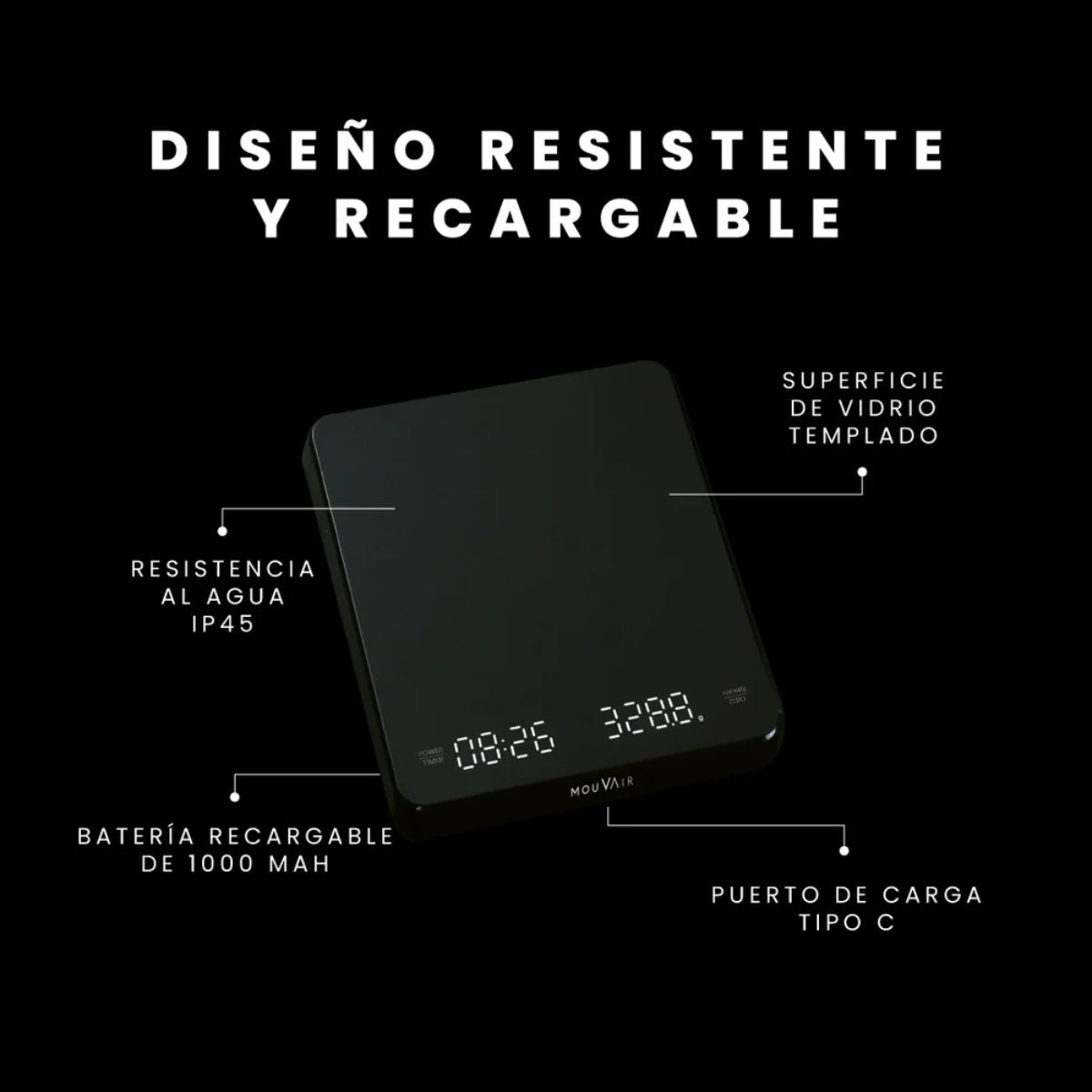 Balanza Edición Barista Mouvair