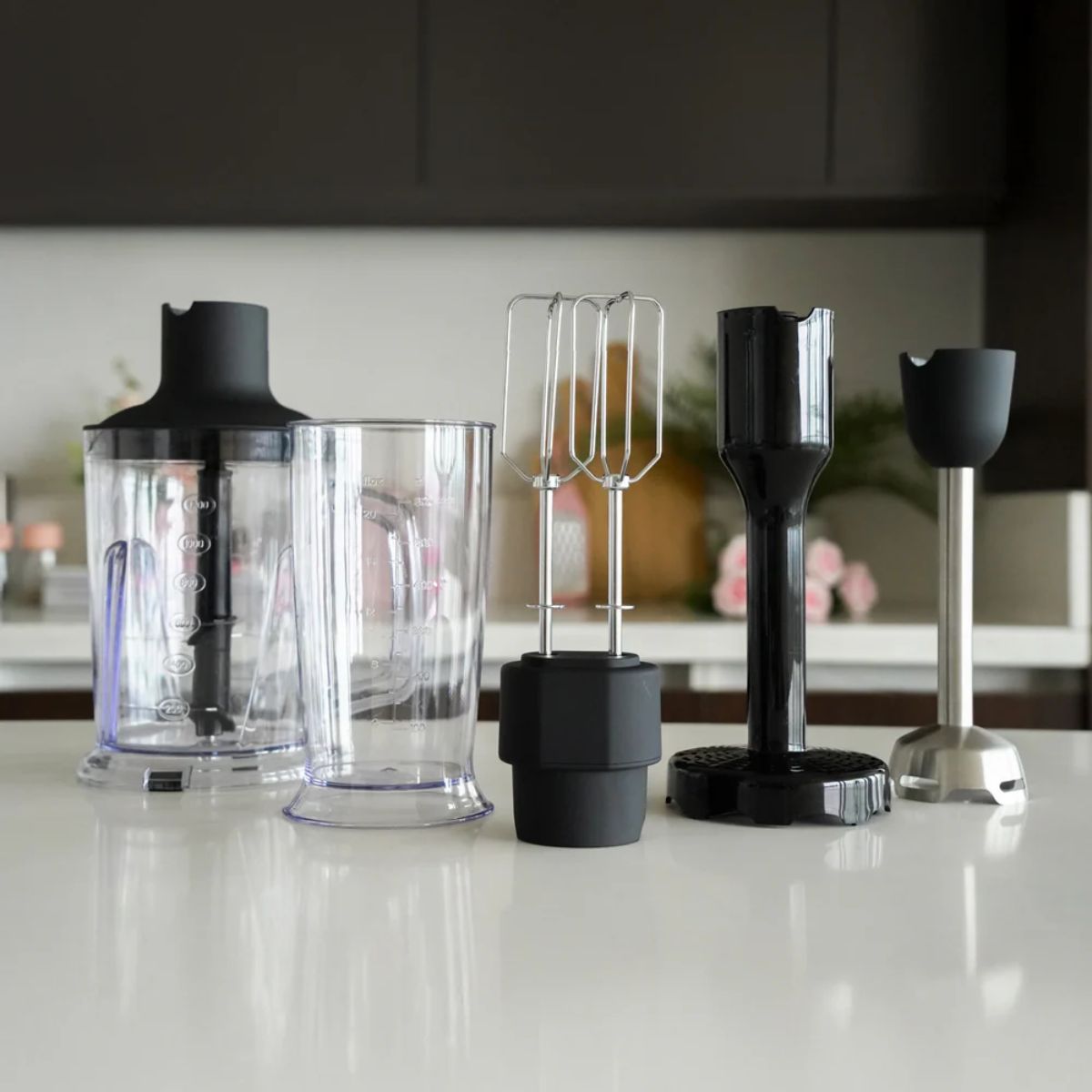 Minipimer y Batidora Mixer 1300W Mouvair