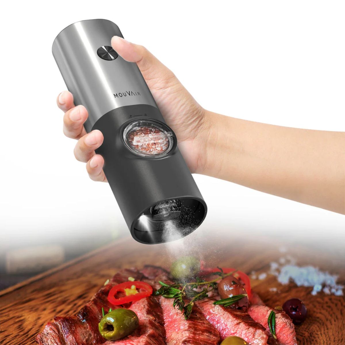 Molinillo Eléctrico de Sal y Pimienta Mouvair