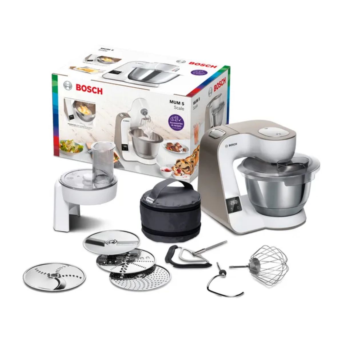 Robot de Cocina Serie 4 MUM5 1000W con Báscula Bosch