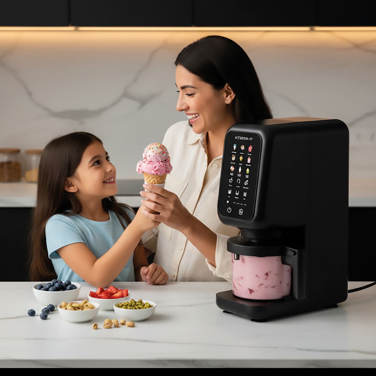 Máquina de Helados Creamlux pro 12 en 1 Kitchen It