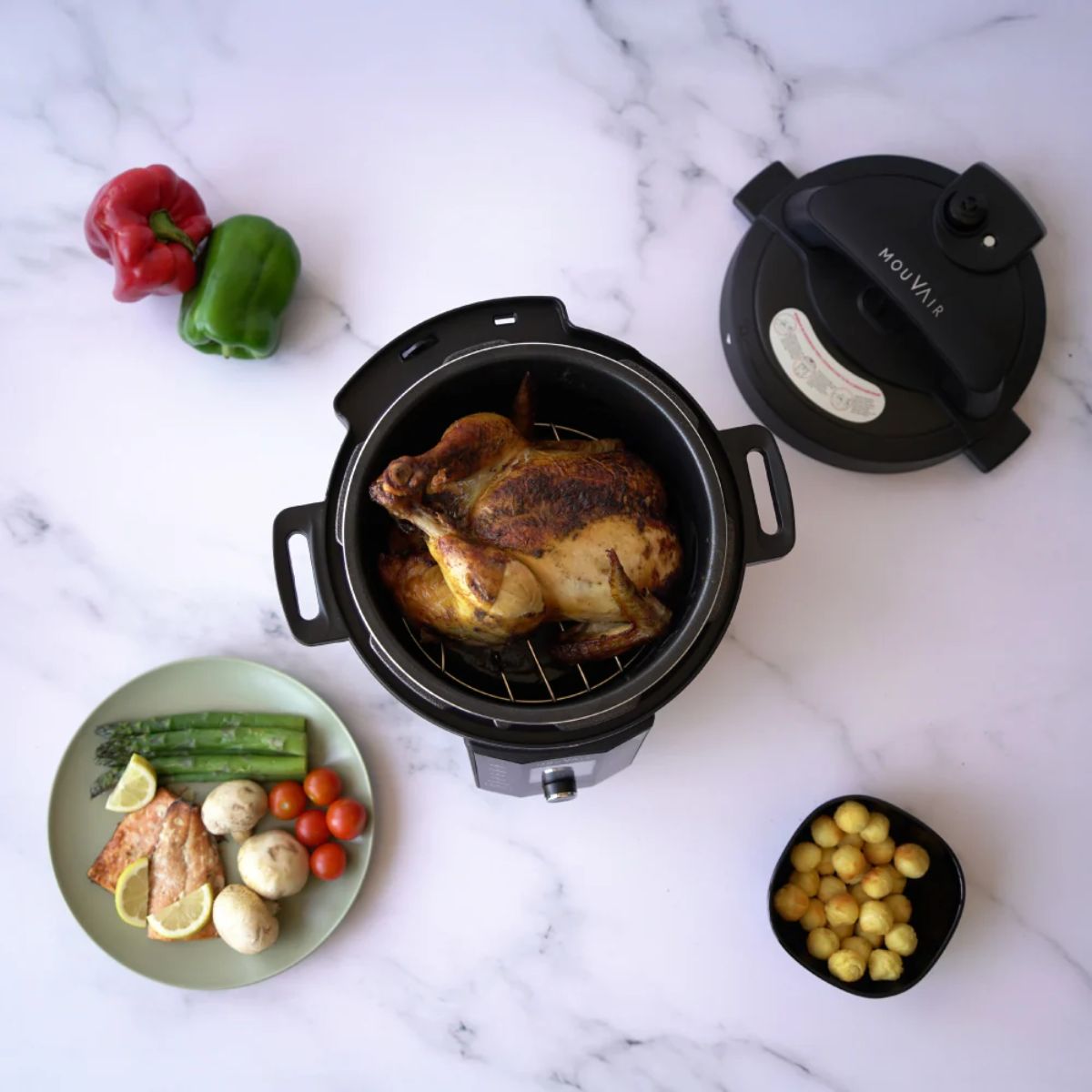 Olla Eléctrica Multifuncional Cook 6 Lts Mouvair