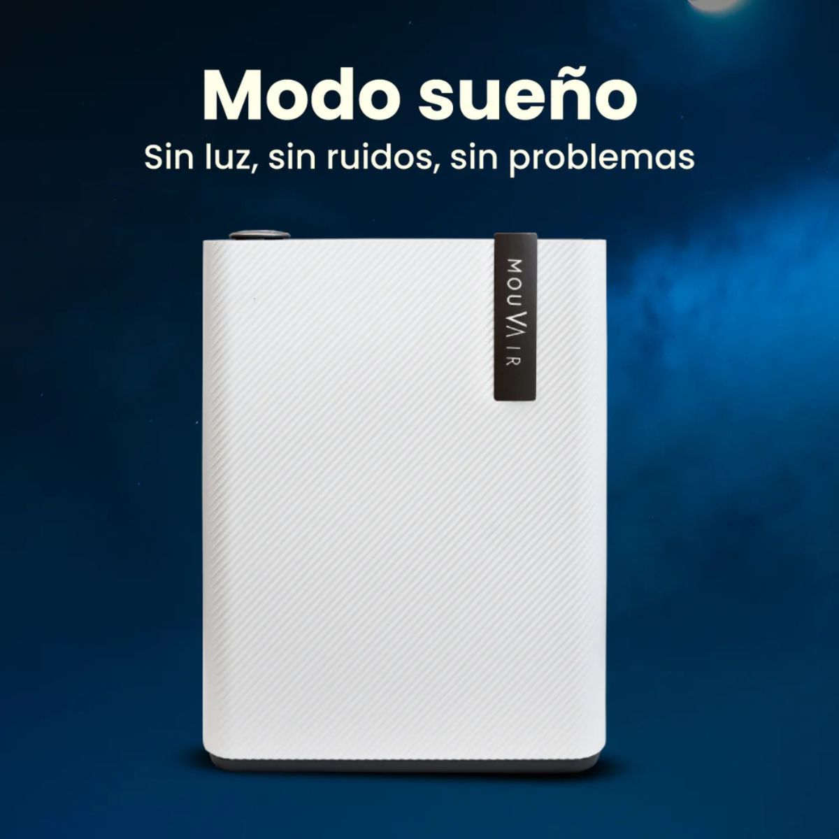 Purificador de Aire Inteligente Calm HEPA H13 con Humidificador y App Mouvair