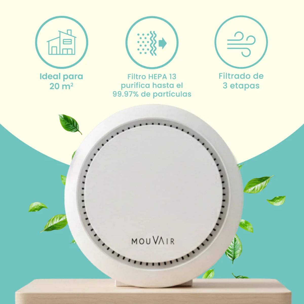 Purificador de Aire Om Mouvair