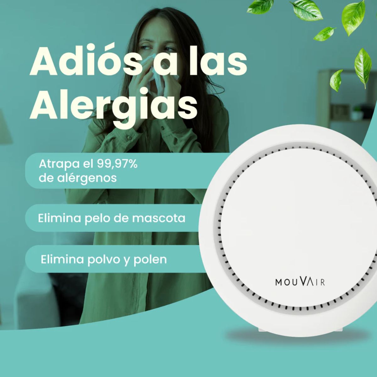 Purificador de Aire Om Mouvair