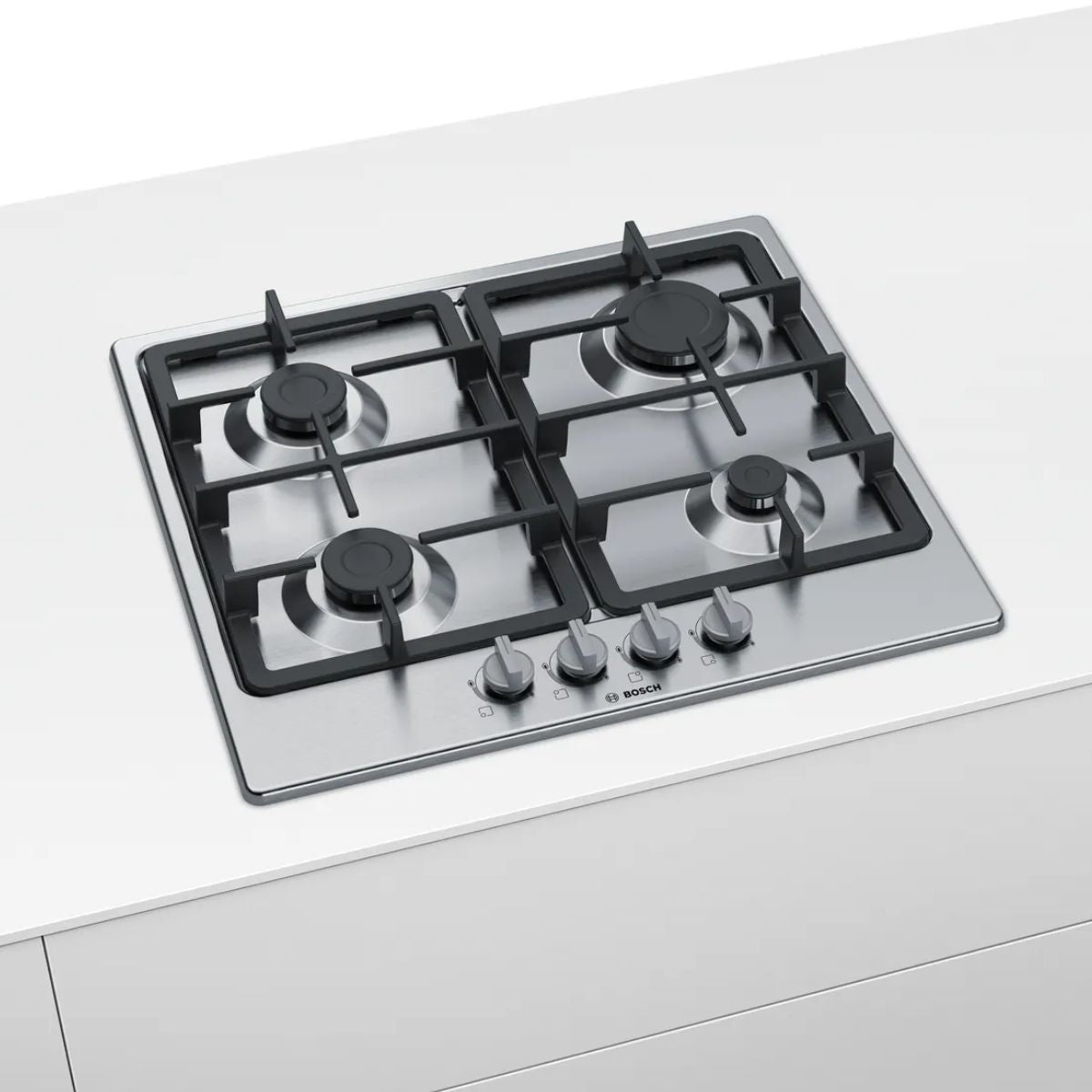 Encimera a gas Serie 2 PGP6G5B90 Inox Bosch