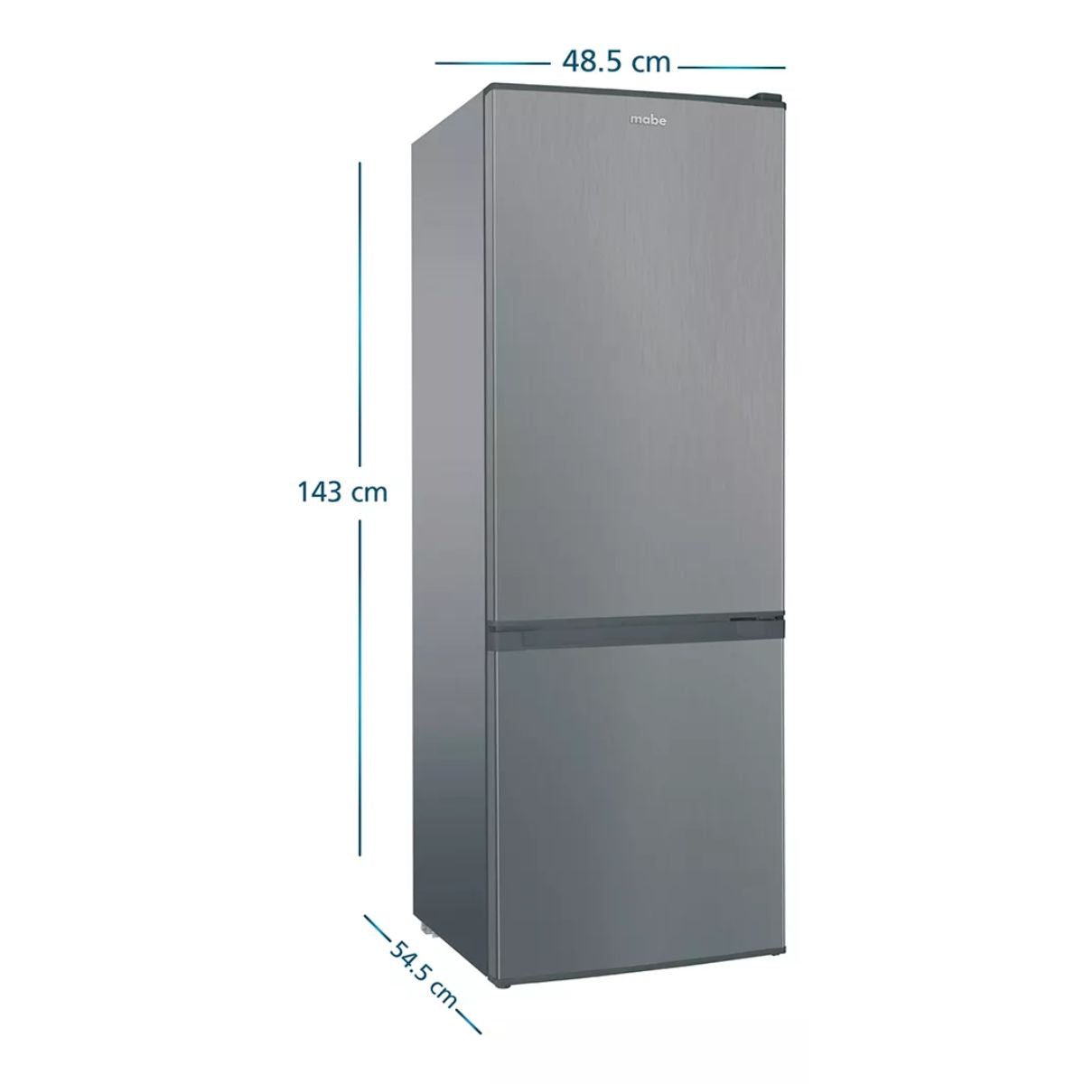 Refrigerador Frost 176 L Brutos Inox RMB176PXLCX0 Mabe