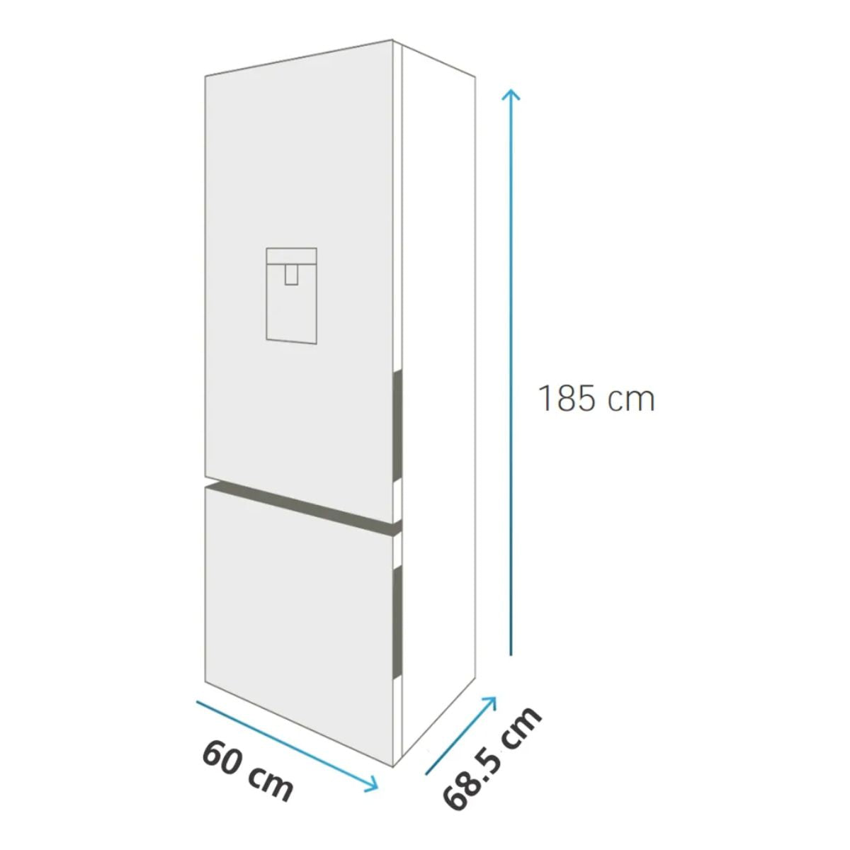Refrigerador Bottom Freezer 314L RMB432PXLRS0 Inox Mabe