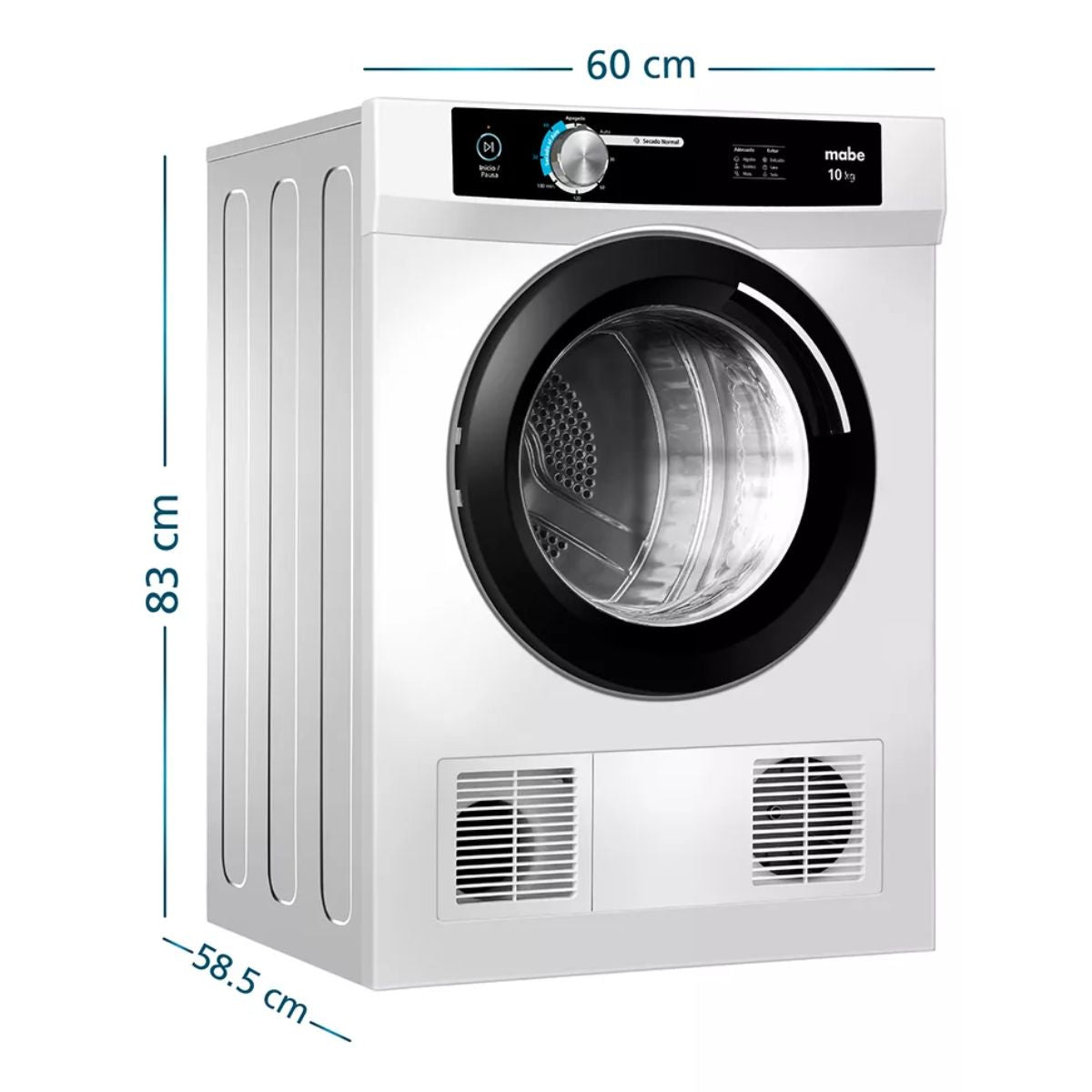 Secadora Carga Frontal Eléctrica 10 kg SEM010VBCL0 Mabe