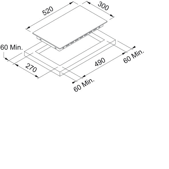 Encimera Modular Vitrocerámica FHR 302 C TD BK Franke