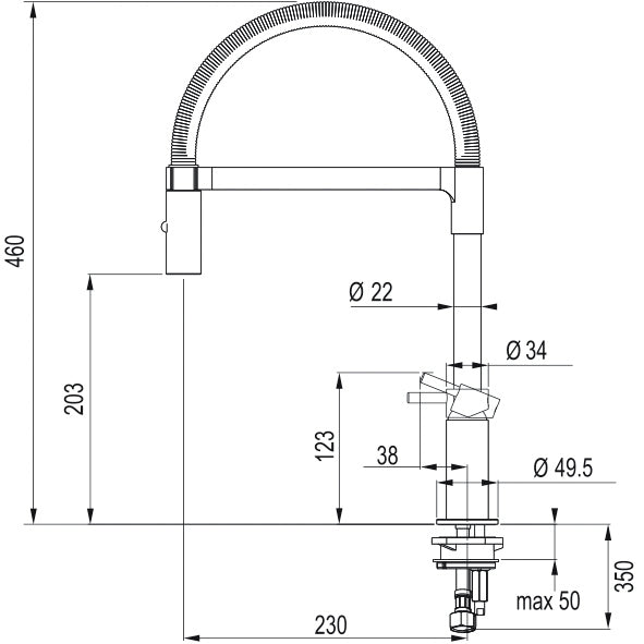 Grifería Manhattan Franke