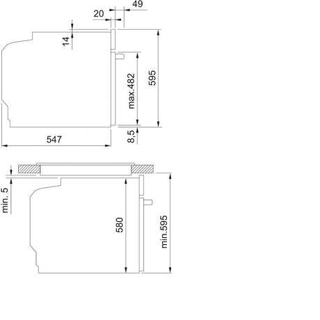 Horno  Oven FMO 45 FS P TFT CH XS Franke