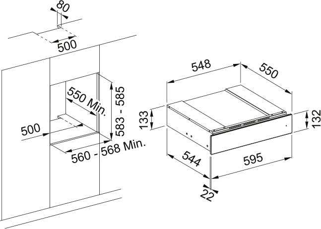 Cajón Accesorio para Vino FMY 14 WCRD BK