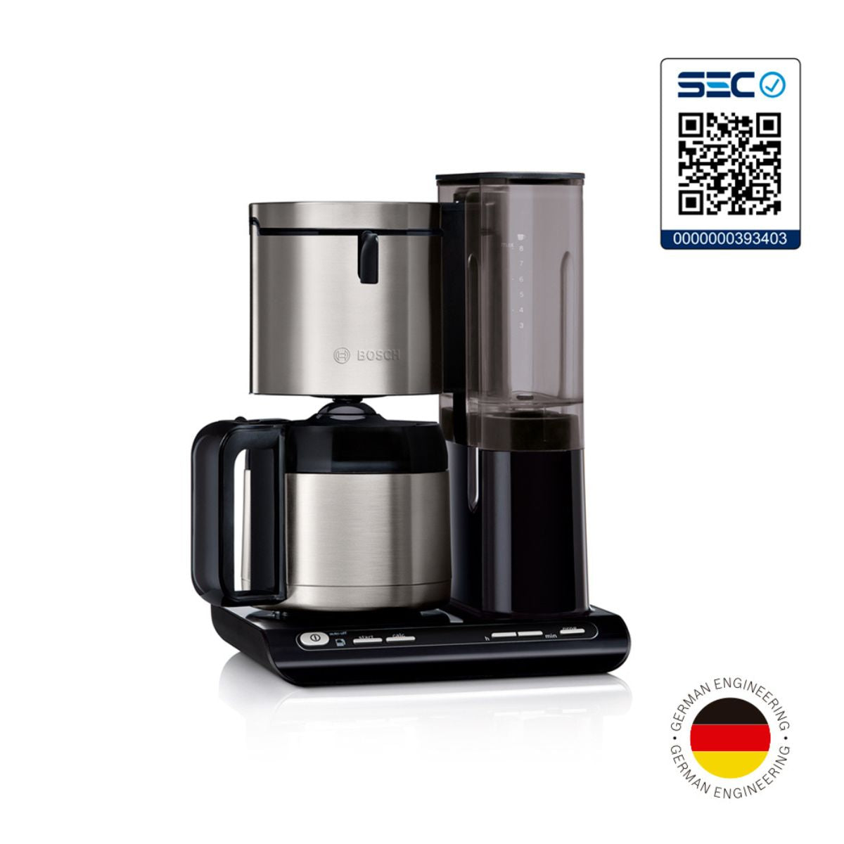 Cafetera Styline Negro TKA8A683 Bosch