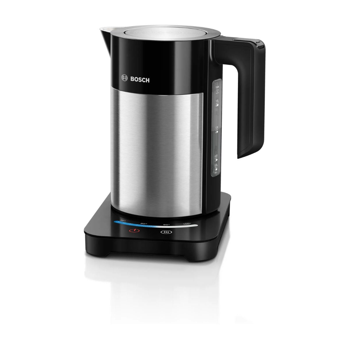 Hervidor Eléctrico 1,7 L TWK7203 Acero Inoxidable TemperatureControl7 Bosch