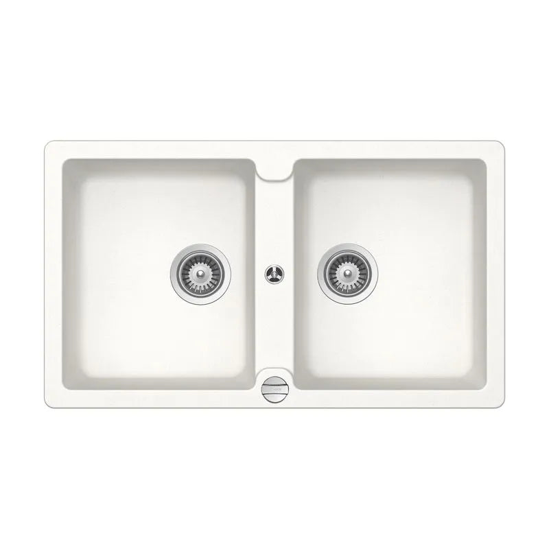 Lavaplatos Typos N-200 - Negro - Blanco Schock