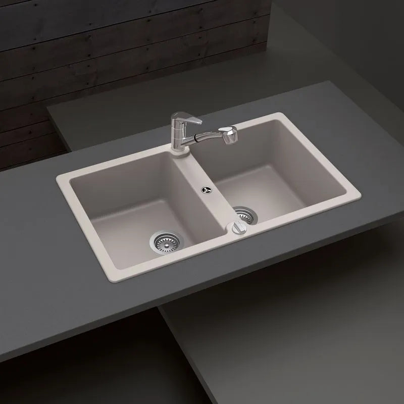 Lavaplatos Typos N-200 - Negro - Blanco Schock