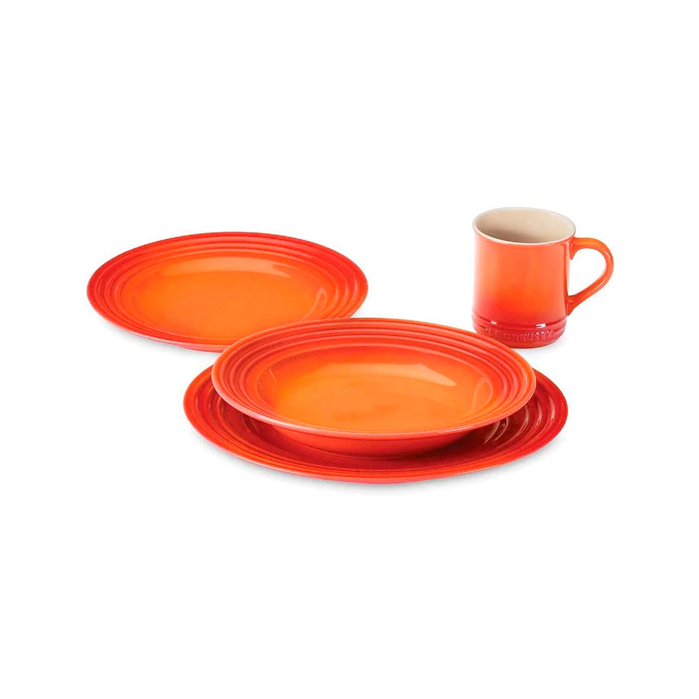 Set 4 piezas Vajilla Chicago 27 cms