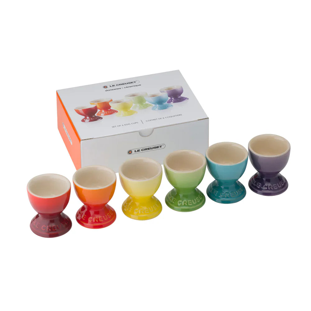 Set 6 Hueveras Arcoíris Le Creuset