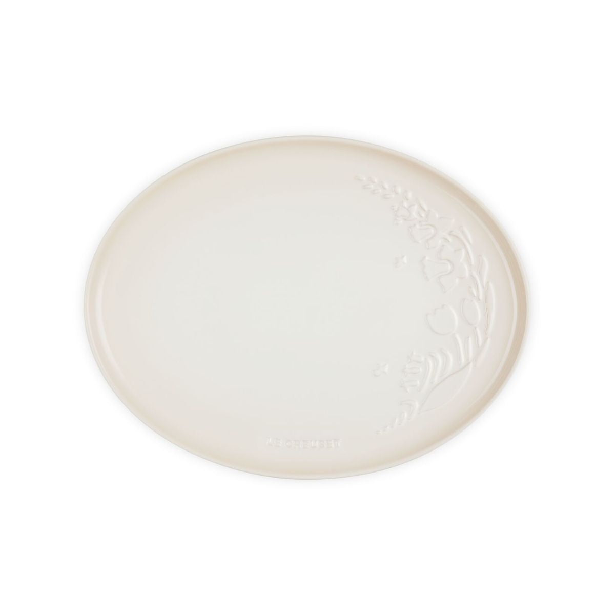 Bandeja Ovalada Jardín Relieve 36 cm Le Creuset
