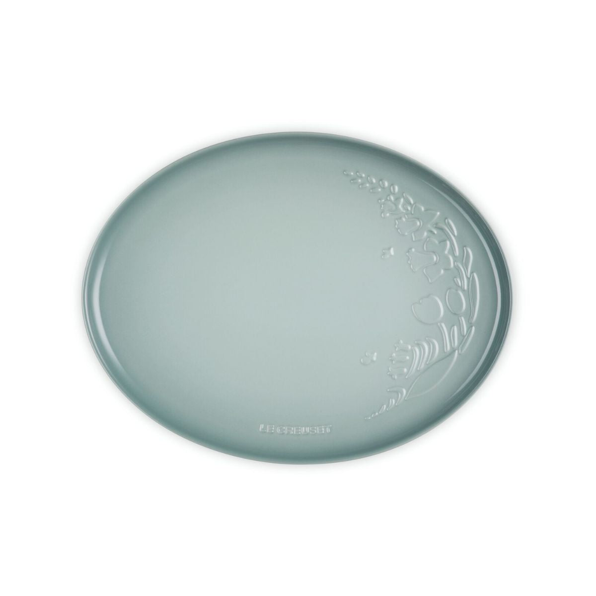 Bandeja Ovalada Jardín Relieve 36 cm Le Creuset
