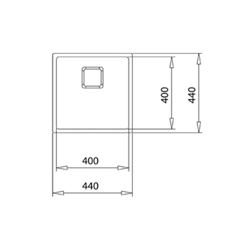 Lavaplatos Flex Línea RS15 40.40 Teka