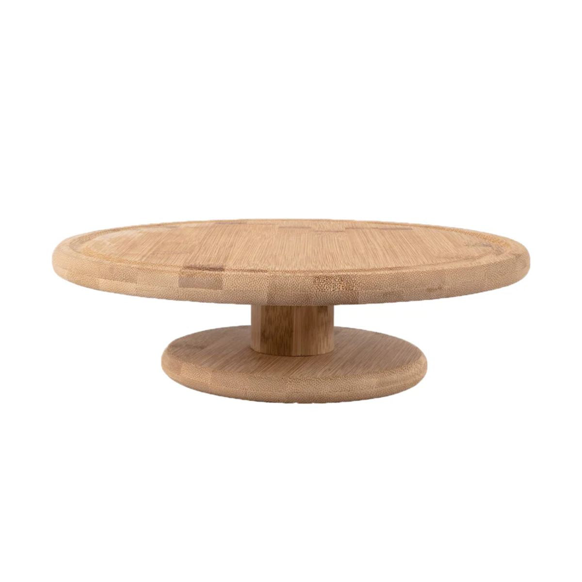 Porta Torta 27,5 cm Con Pedestal Bambú (Sin Tapa) OU