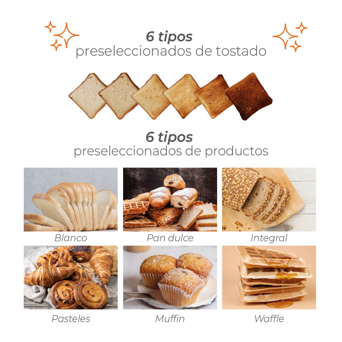 Tostador Smart Toast 4 Ranuras Kitchen It