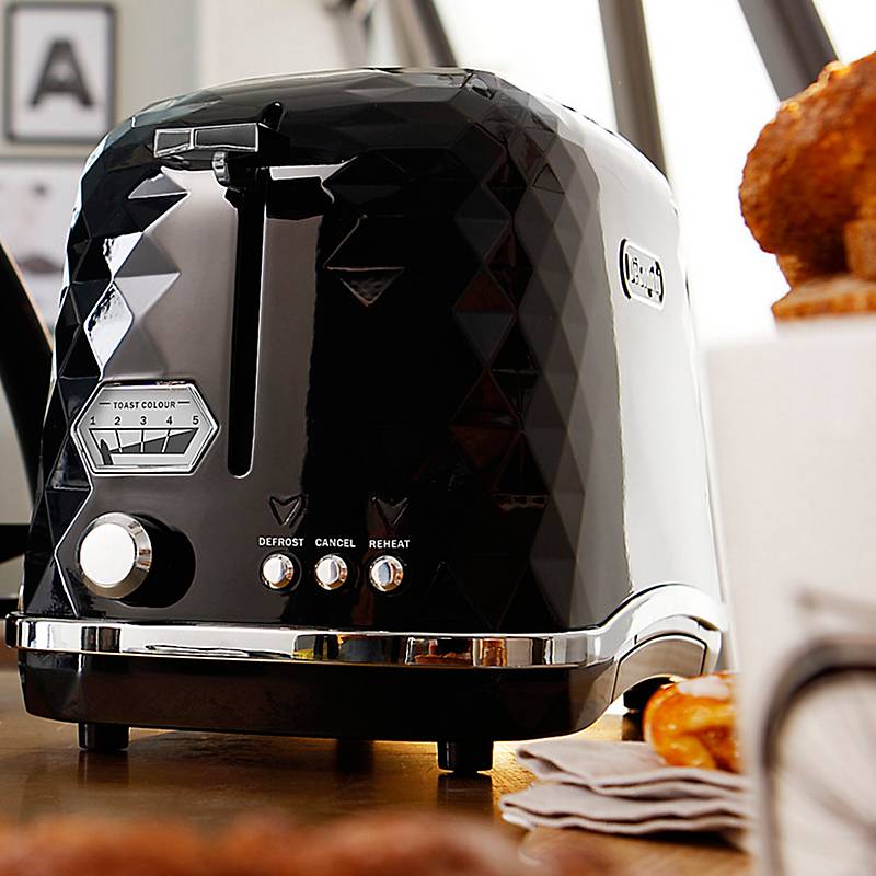 Tostador Brillante Negro Delonghi