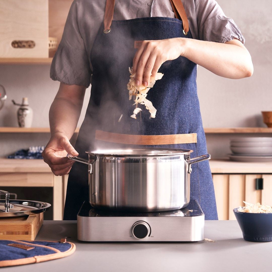 Olla Alta Acero Inoxidable 24 cm Le Creuset