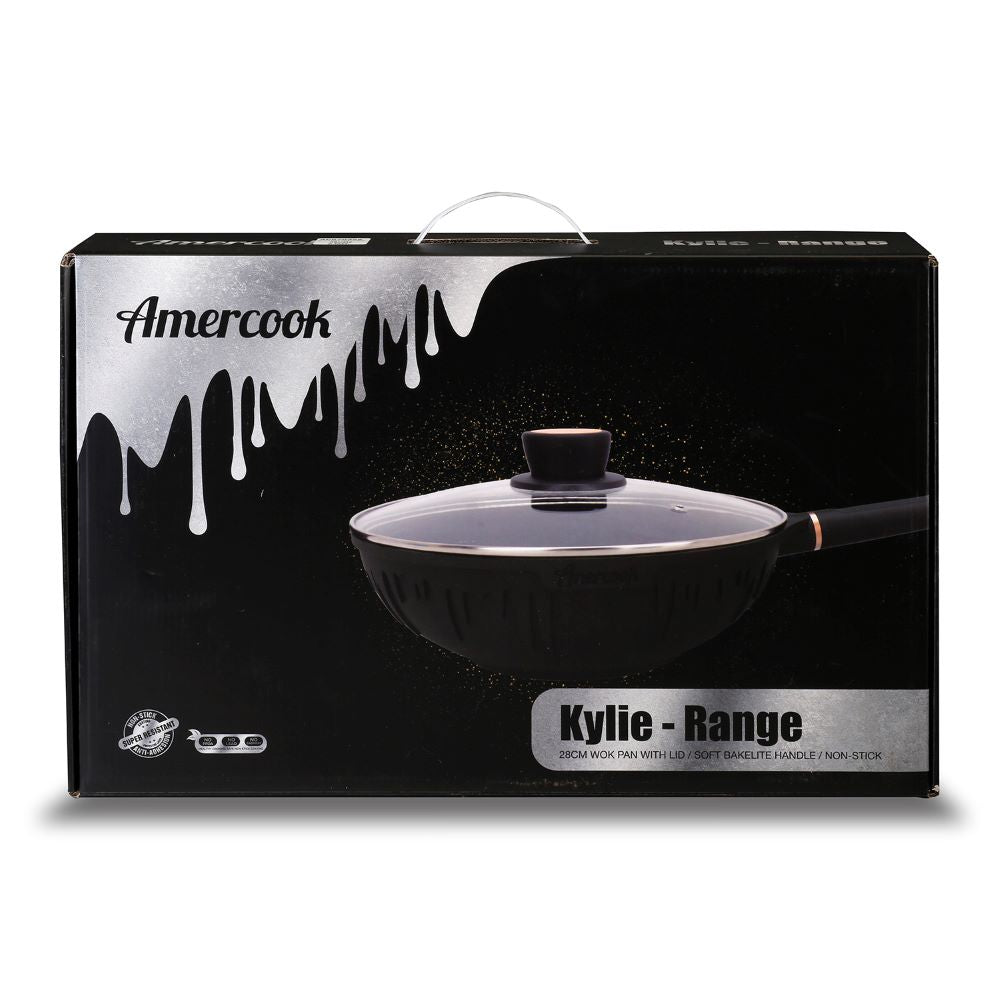 Wok de Aluminio Fundido a Presión de 28 cms Kylie