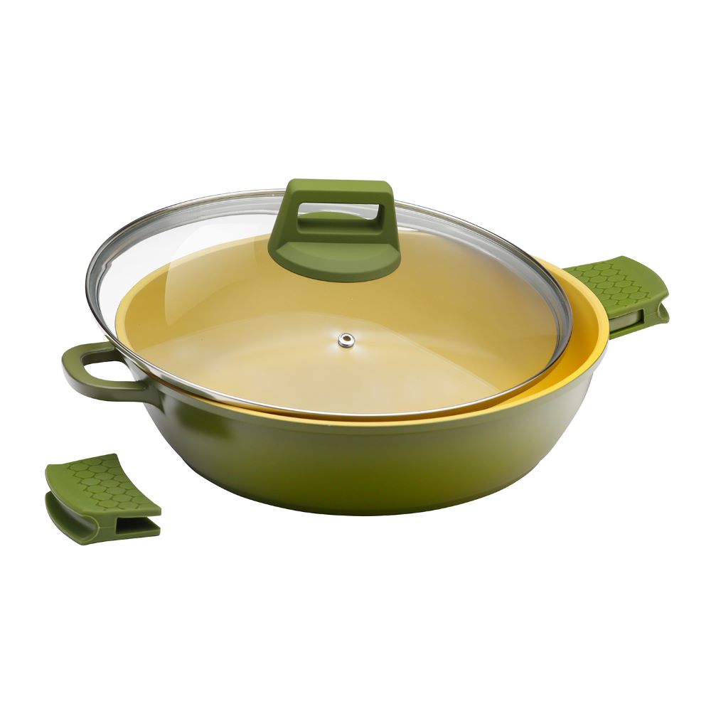 Olla de Aluminio Forjado de 28 cm Olive Range