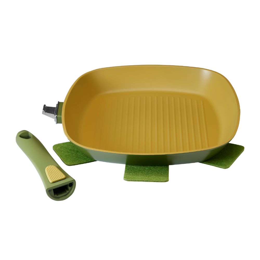 Sartén Grill de Aluminio Forjado de 28 cms Olive Range
