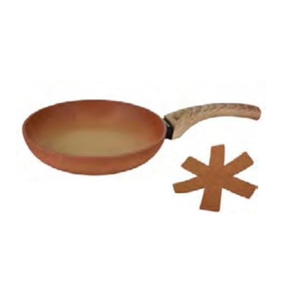 Sartén Aluminio Forjado de 24 cm Terracota