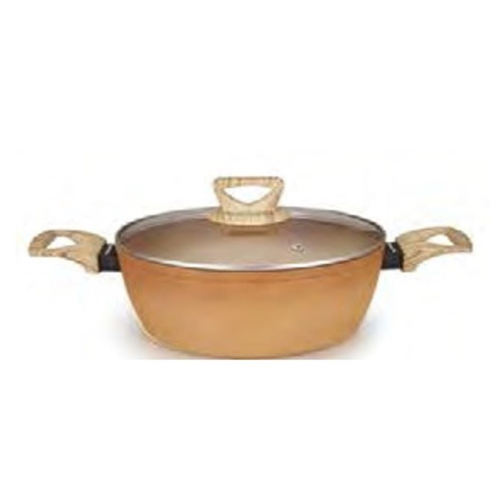 Olla Aluminio Forjado de 28 cm Terracota - Amercook