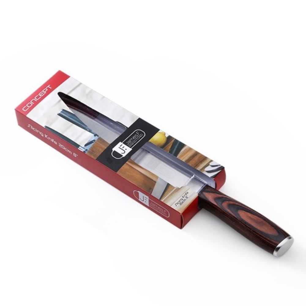 Cuchillo Rebanador 19 cm Línea Wood