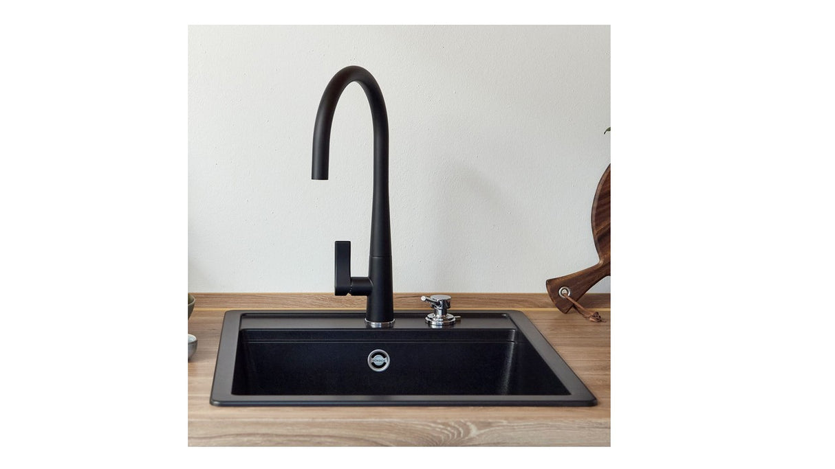 Grifería Gota Pull Out Negro Schock