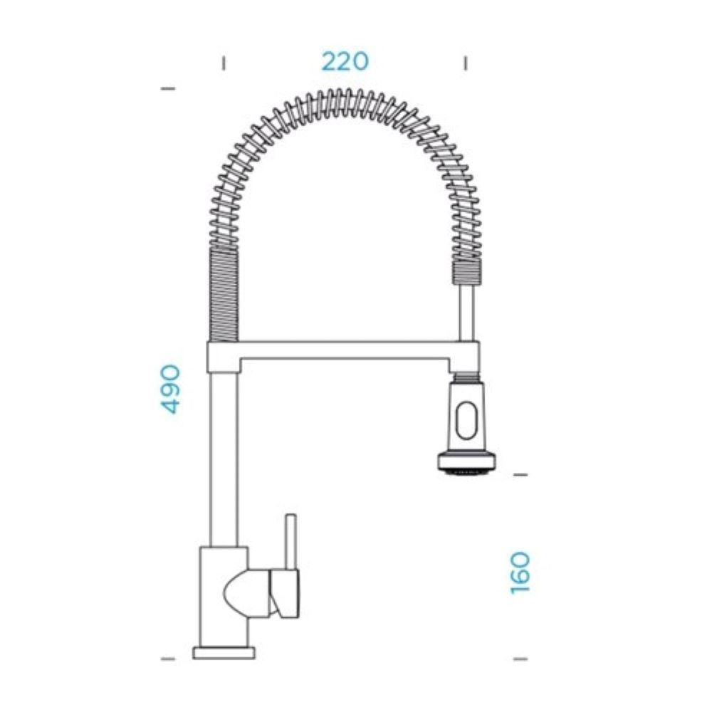 Grifería Karpo Crome Schock