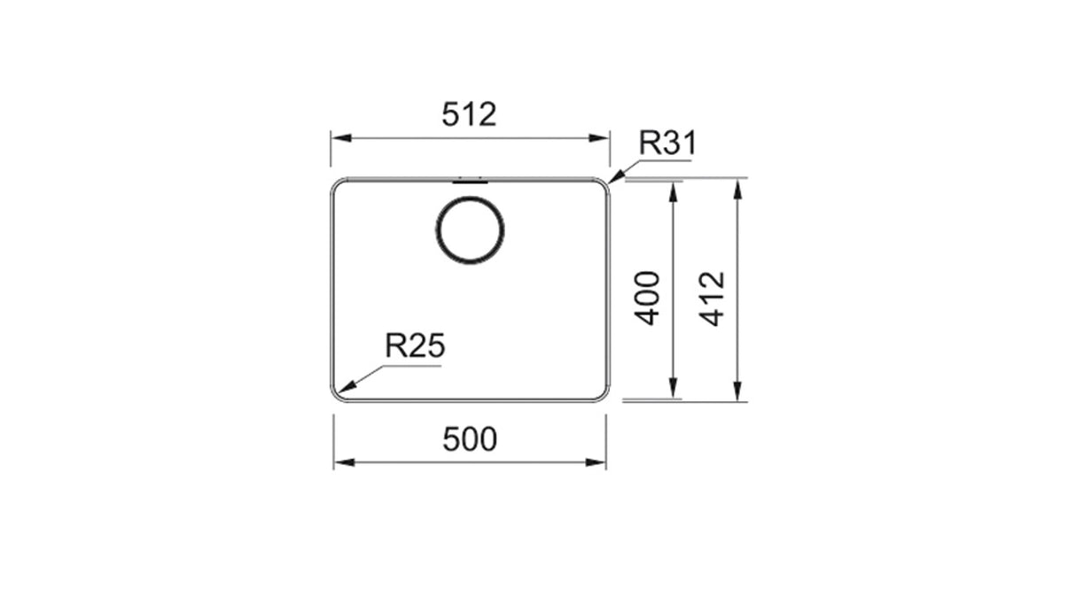 Lavaplatos de acero Mythos MYX 210-50 Franke