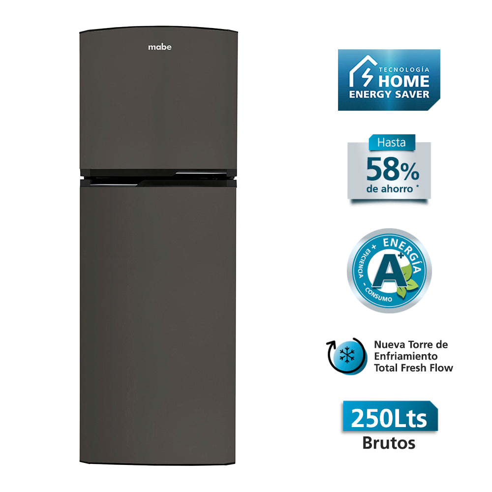 Refrigerador Combinado Grafito 249 Lt Mabe