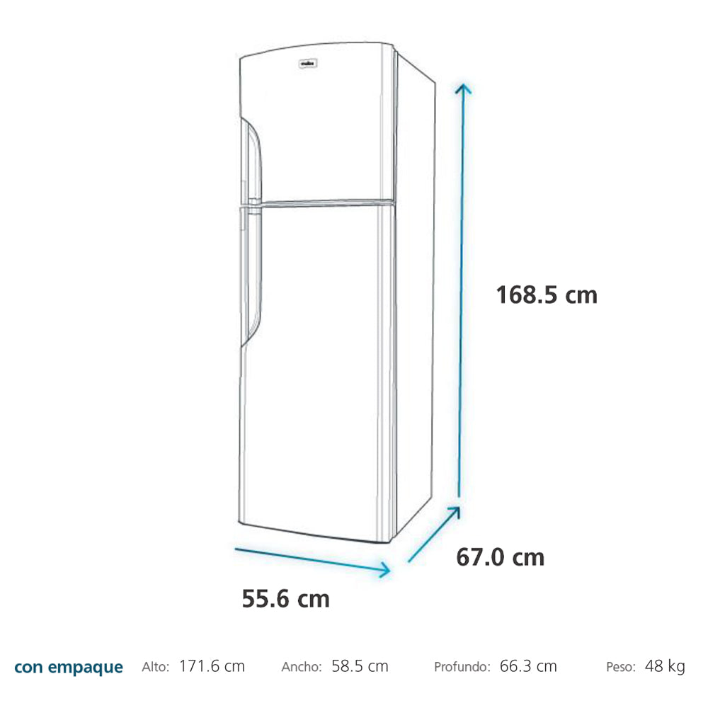Refrigerador Combinado 249 Lt Mabe