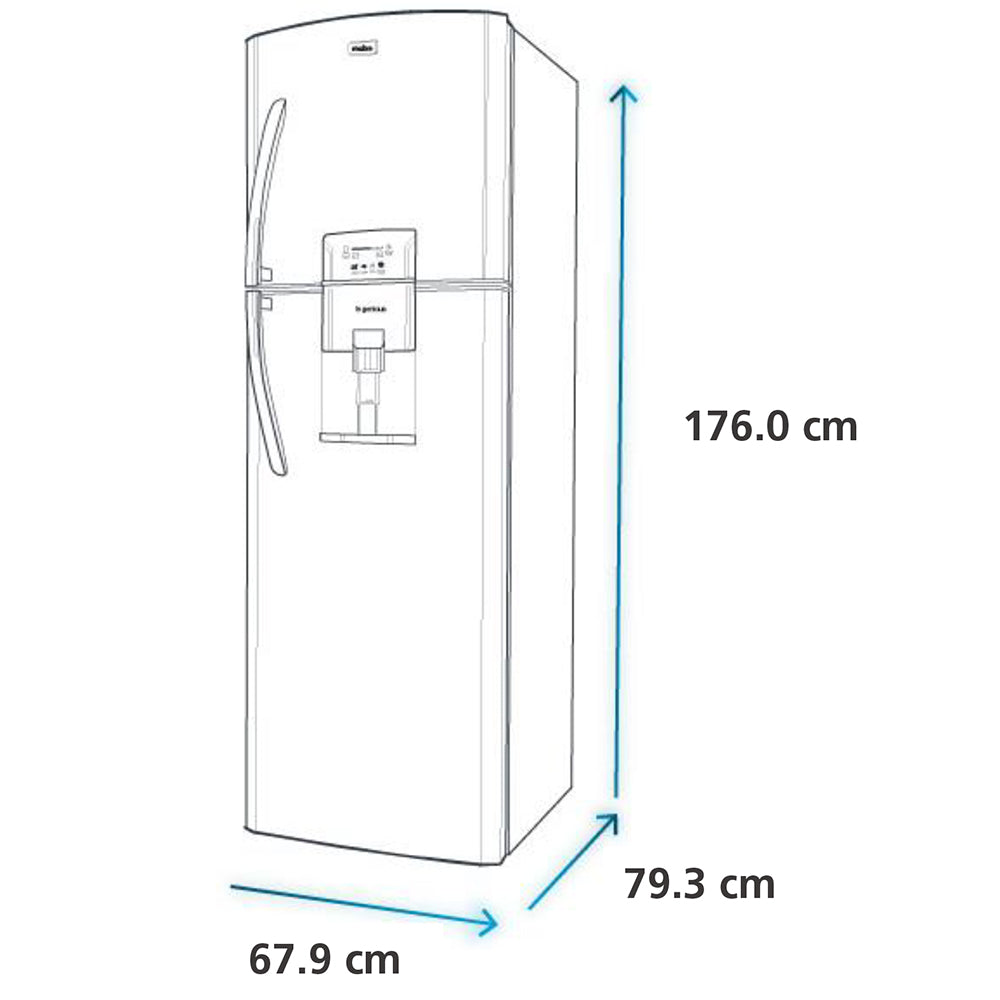 Refrigerador No Frost 390 Lt RMP410FZUU Mabe