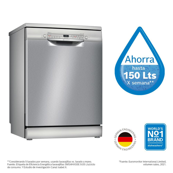Lavavajillas AquaStop 12 Cubiertos Inox SMS2ITI04E - Bosch