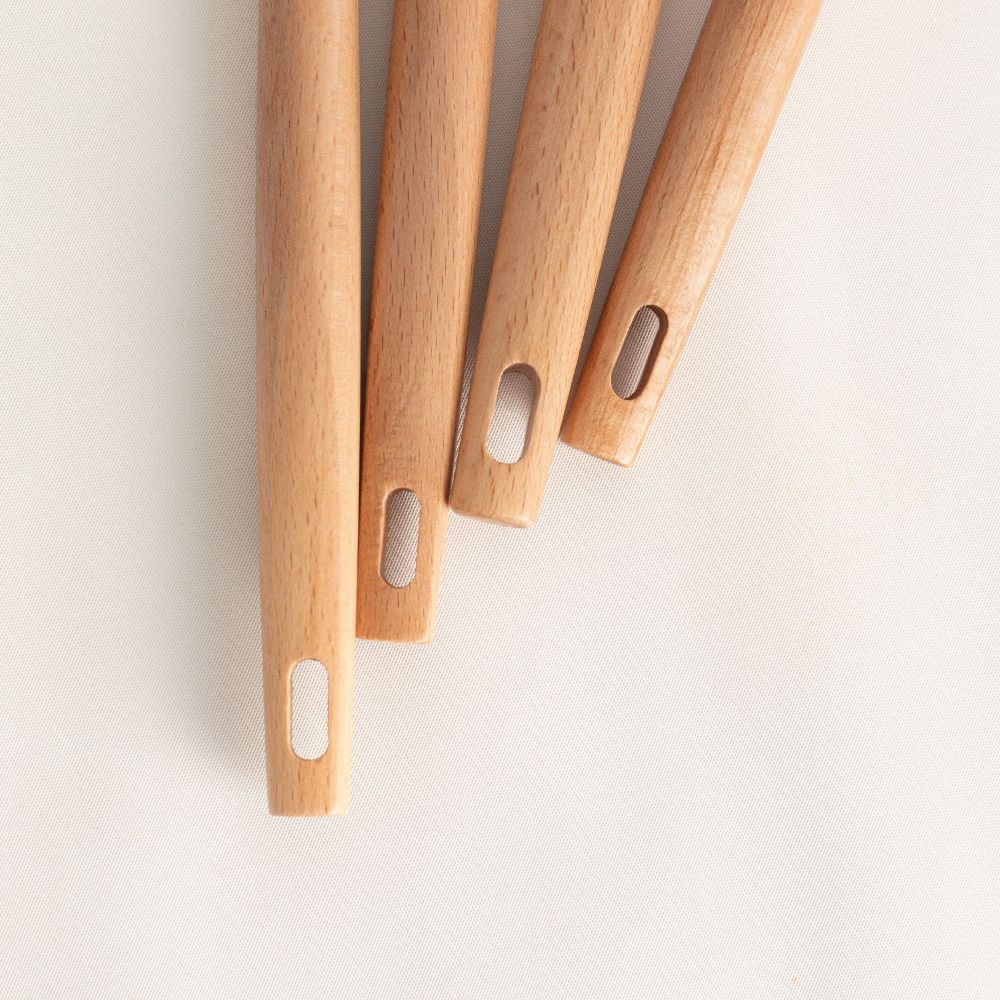 Set de Utensilios Silicona Madera para cocina Create Ikohs