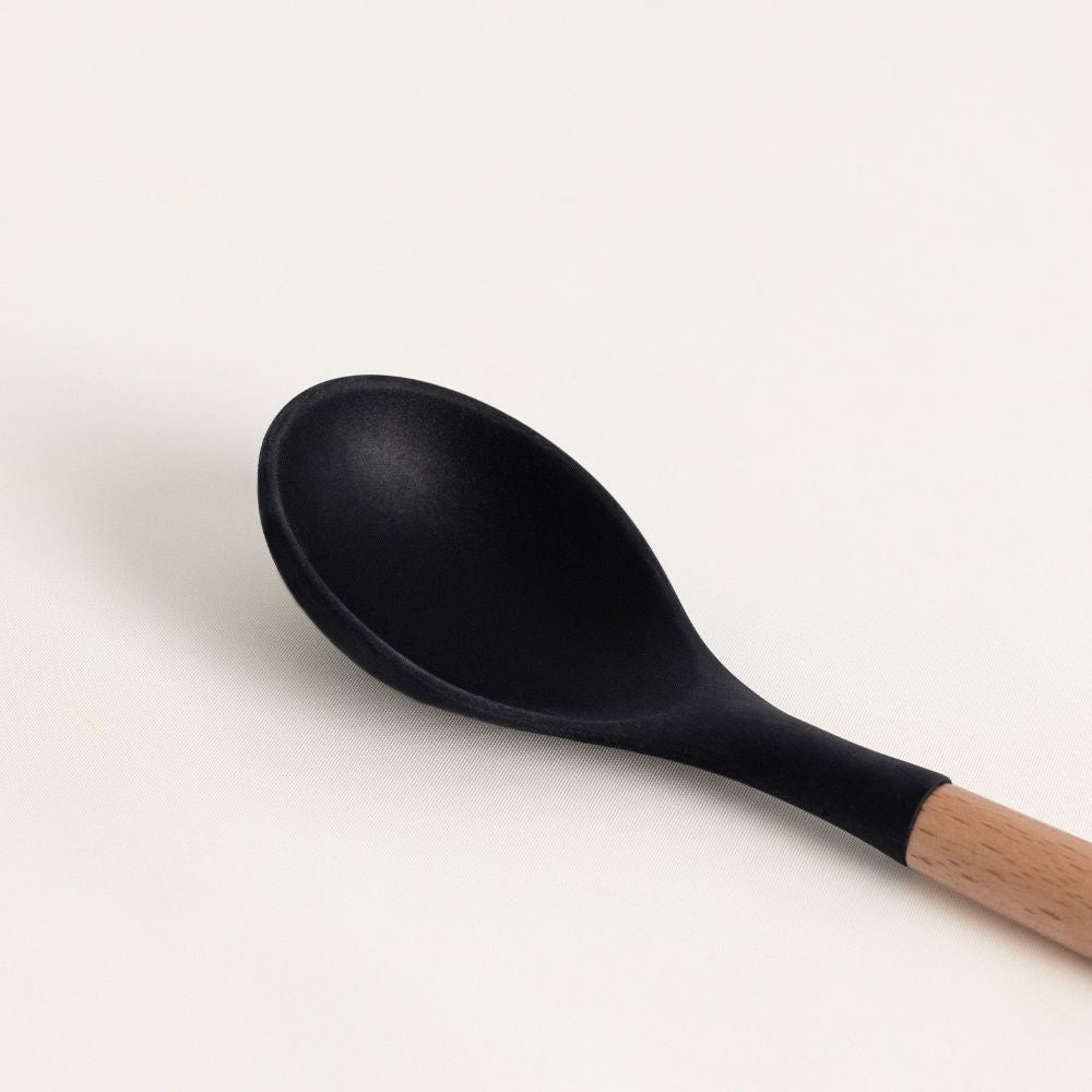 Set de Utensilios Silicona Madera para cocina Create Ikohs
